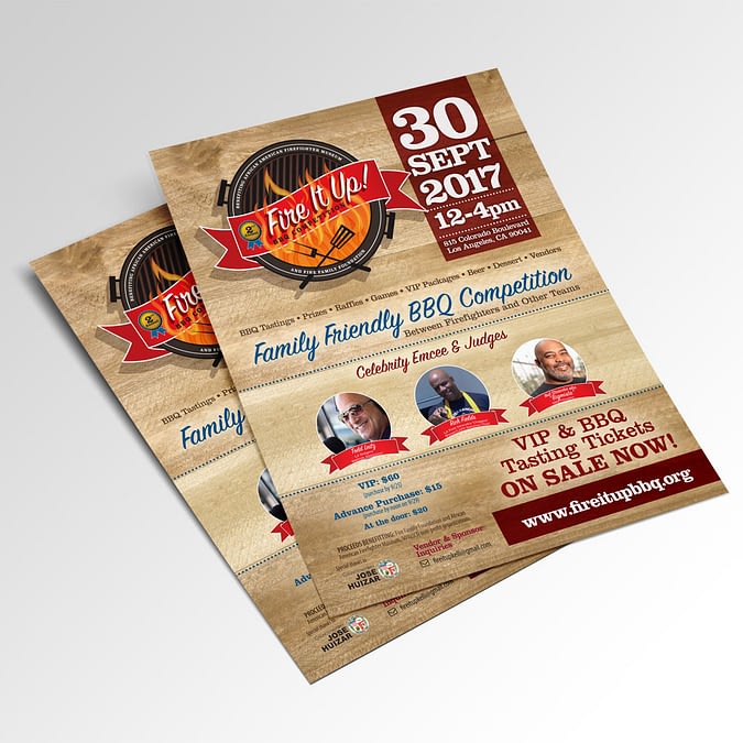 Annual BBQ Competition Flyer