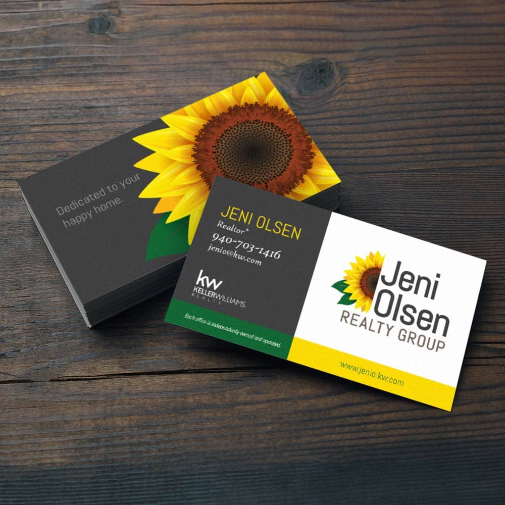 Jeni Olsen Realty Group Business Cards