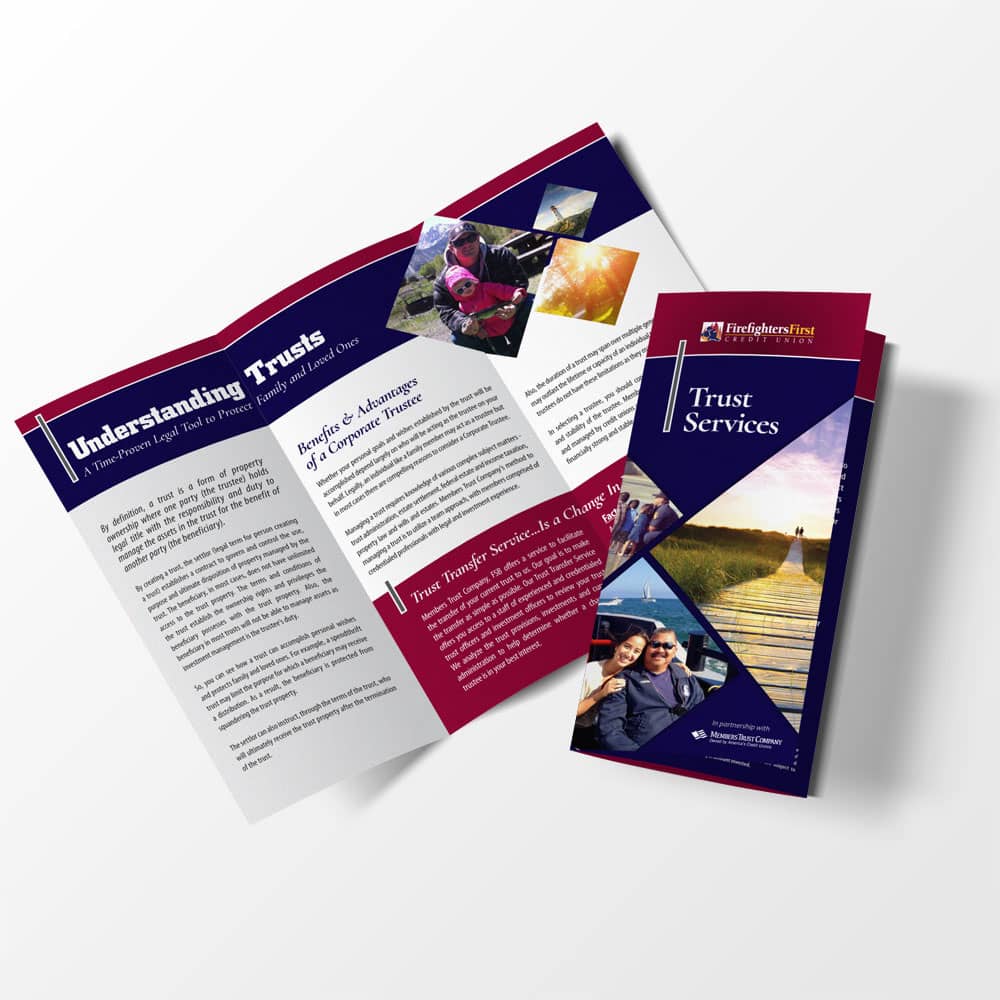 Trust Services Brochure design