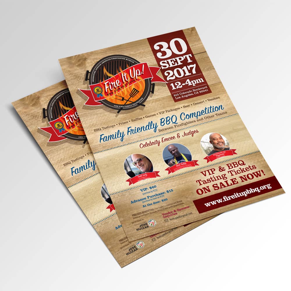 Annual BBQ Competition Flyer design