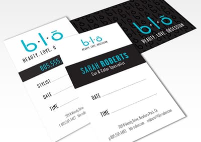 B.L.O. Salon Branding